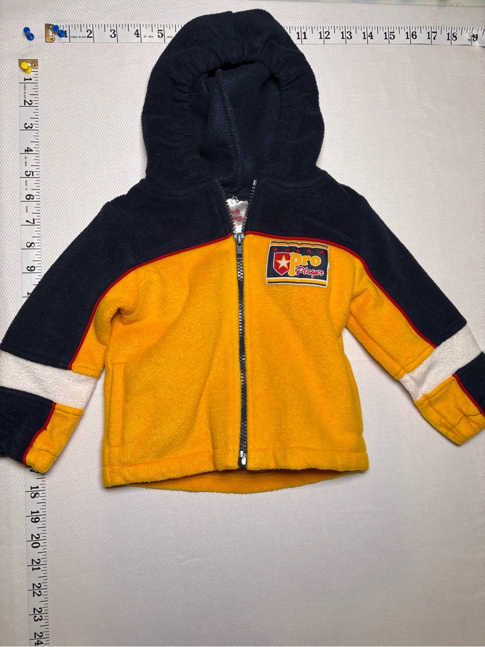 Vintage Park Bench Kids Pro Player Colorblock Fleece Hooded Jacket 24M